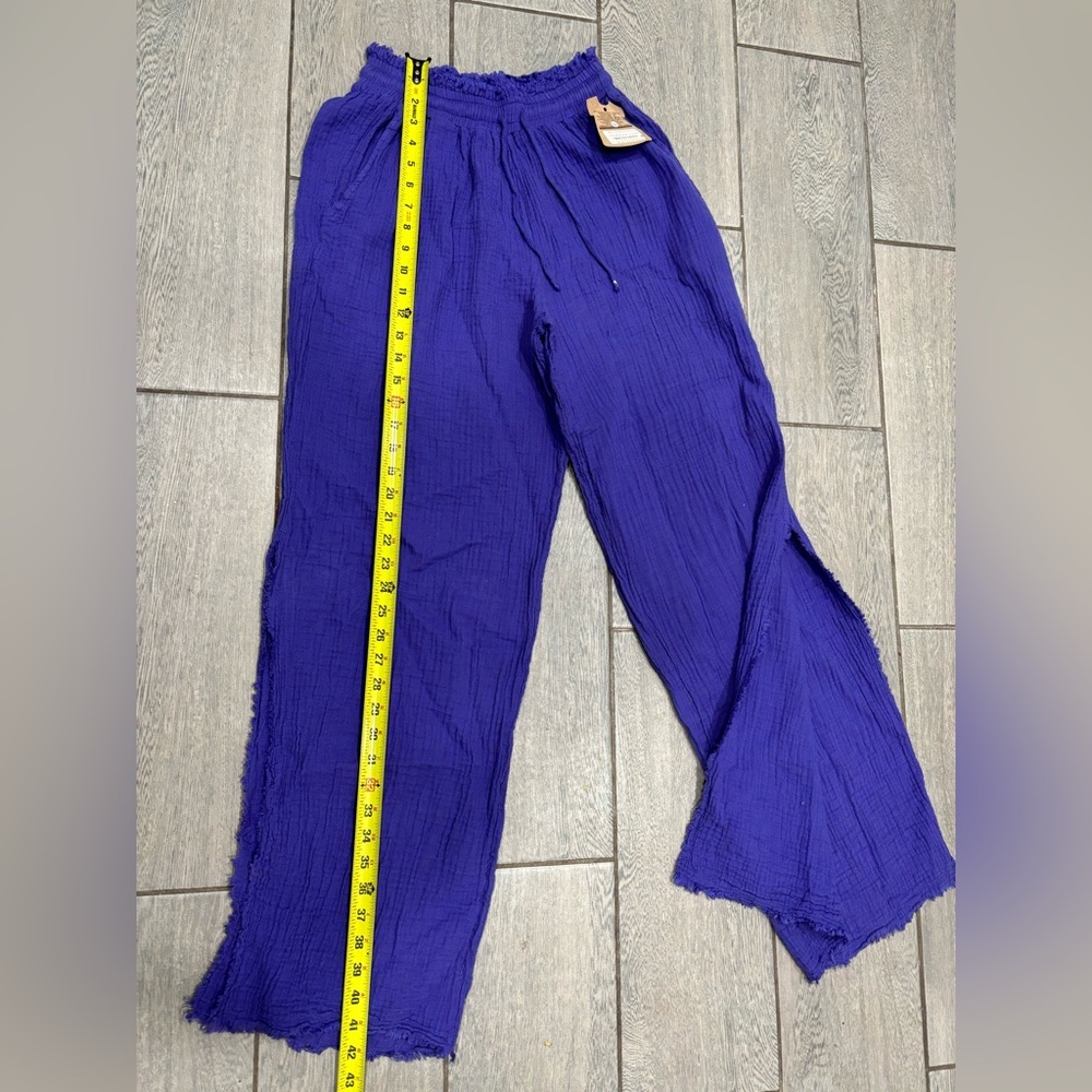 Nicolas Women's Purple Wide-Leg Pants Size 2 - Picture 9 of 11